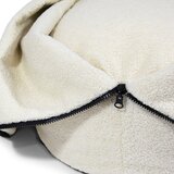 SLOWDOWN Rjava otroška vreča za sedenje iz tkanine bouclé Cocoon 80 – | Shoptok.si