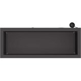  Vrtna posuda za sadnju s LED svjetlom Crna 30 x 80 x 30 cm Slike