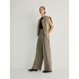 Reserved Ladies` trousers - zelena Cene