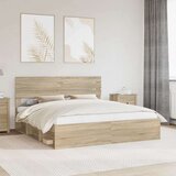  okvir za krevet sonoma 180 x 200 cm čvrsto borovo drvo | shoptok.hr