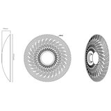  MAXLIGHT W0457 - LED Zidno svetlo MISAKI LED/6W/230V CRI 95 bež | Eponuda.com