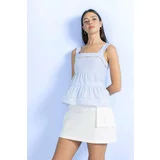 Defacto A Cut Wowen Fabrics Normal Waist Mini Skirt