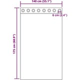 Voile zavjese s ušicama 2 kom narančaste 140x175 cm | shoptok.hr