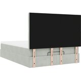  Otomanski krevet s madracima i LED 140x190 cm baršunasti | shoptok.hr