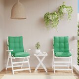  The Living Store Blazina za stol 2 kosa zelena oxford tkanina - Blazina Za Stol Z Nizkim Naslonjalom, (21450862) Cene