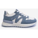 Boto Women's Denim Sneakers Made of Eco Leather Blue Kaimans | Shoptok.si