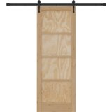  Klizna vrata sa setom dijelova 78x211 cm čvrsta drva bora | shoptok.hr