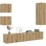 Furnova TV omara 5-delna stenski artisan hrast inženirski les, (21923695) | Shoptok.si