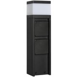  Spoljašnja lampa sa 2 utičnicama VESPER 1xG9/5W/230V IP54 30 cm crna Cene
