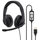 Hama žične slušalice HS-USB300 (crne) | ePonuda.com