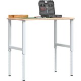 vidaXL Delovna miza 100x60x(71,5-98) cm trdna hrastovina pravokotna | Shoptok.si