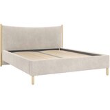 MID.YOU OBLAZINJENA POSTELJA 180 cm x 200 cm , les, tekstil, leseni material bež | Shoptok.si