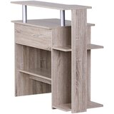 MID.YOU računalniška miza leseni material hrast sonoma | Shoptok.si