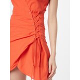 Trendyol Obleka oranžno rdeča | Shoptok.si