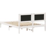  Okvir za krevet s uzglavljem Svijetlo siva 135 x 190 cm | shoptok.hr