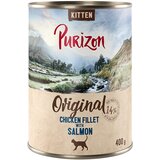 Purizon Kitten 6 x 400 g - bez žitarica - Pileći file s lososom | shoptok.hr