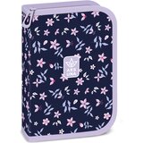 Ars Una Navy Bloom cvjetna preklopna pernica s priborom 12,8x19,3x3,6 cm | shoptok.hr