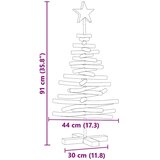  Božično drevo z stojalom Rjava 90 cm Trdna tikovina, (5000066060) | Shoptok.si