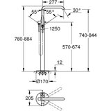 Grohe Essence slavina za kadu podna 23491001 | ePonuda.com