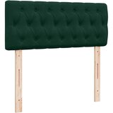 Box spring krevet s madracem tamnozeleni 120x200 cm baršunasti | shoptok.hr