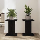  Stalak za biljke 2 pcs Crni hrast 30 x 30 x 40 cm | shoptok.hr