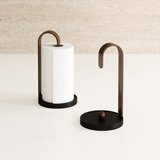 Umbra Črno leseno stojalo za papirnate brisače ø 17 cm Bellwood – | Shoptok.si