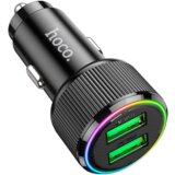 hoco. avtopolnilec adapter NZ14 Guerrero QC 36W 2xUSB - črn | Shoptok.si