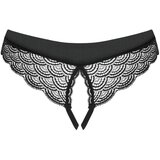 Obsessive Chemeris Crotchless Panties Black M/L | Shoptok.si