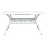 Set od 3 Bijela Lijevani Aluminij 150 x 90 x 72 cm | shoptok.hr