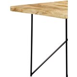 vidaXL Jedillna miza 180x90x76 cm trden mangov les | Shoptok.si