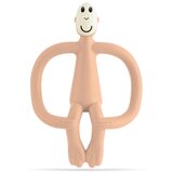 Matchstick monkey grizalo z masažno zobno ščetko peach | Shoptok.si