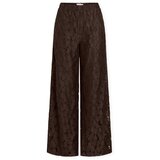 Vila Hlače Tonato Wide Trousers - Coffee Bean Kostanjeva Cene