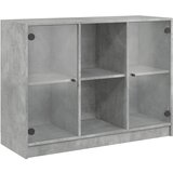  The Living Store Komoda betonsko siva 102x37x75,5 cm inženirski les - Komoda, (21441940) | Shoptok.si