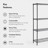 Vonhaus 4-stopenjski žični regal | Shoptok.si