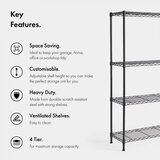 Vonhaus Stalak s 4 Metalne Police | shoptok.hr