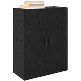 vidaXL Ormarčići montirani na zid 2 pcs Crni hrast 69.5 x 34 x 90 cm | shoptok.hr