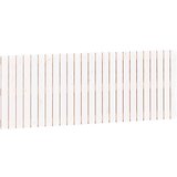 Maison Chic Stensko posteljno vzglavje - Vzglavna omarica belo 159,5x3x60 cm trdna borovina, (22077757) | Shoptok.si