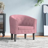 vidaXL fotelj roza žamet | Shoptok.si
