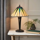  Endon 70367 - Stona lampa Tiffany DARK STAR 1xE14/40W/230V prečnik 30 cm | Eponuda.com