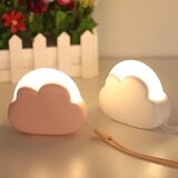 Glamaris Otroška nočna lučka s funkcijo zatemnitve gumbov, nočna lučka LED za polnjenje USB, nočna lučka s 4 načini za otroško spalnico (paket 2: bela, (21163902) Cene