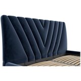 Boxxx OBLAZINJENA POSTELJA 180 cm x 200 cm , tekstil modra | Shoptok.si