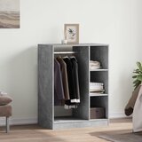  Ormar siva boja betona 77x48x102 cm od konstruiranog drva | shoptok.hr