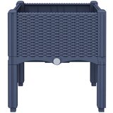  Vrtna sadilica s nogama plava siva 40 x 40 x 42 cm PP | Eponuda.ba