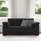  Dvosjed Crni 180x77x82 cm Baršun | Eponuda.ba