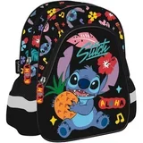 Disney Stitch Aloha crni ruksak za vrtić 29x22x9 cm