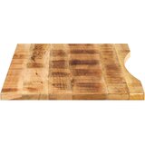  Ploča za radni stol zaobljena 110x50x2,5 cm od drva manga | shoptok.hr