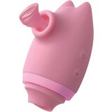 Shegasm Kitty Licker 5X 3 in 1 Clit Stimulator Pink Cene