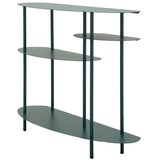 Mauro Ferretti Zelenomodra kovinska stranska mizica 34x118 cm Saturn – | Shoptok.si