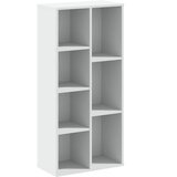  Regal za knjige bijeli 50x25x105 cm konstruirano drvo | shoptok.hr