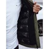 DStreet Men's winter jacket with hood green | Shoptok.si